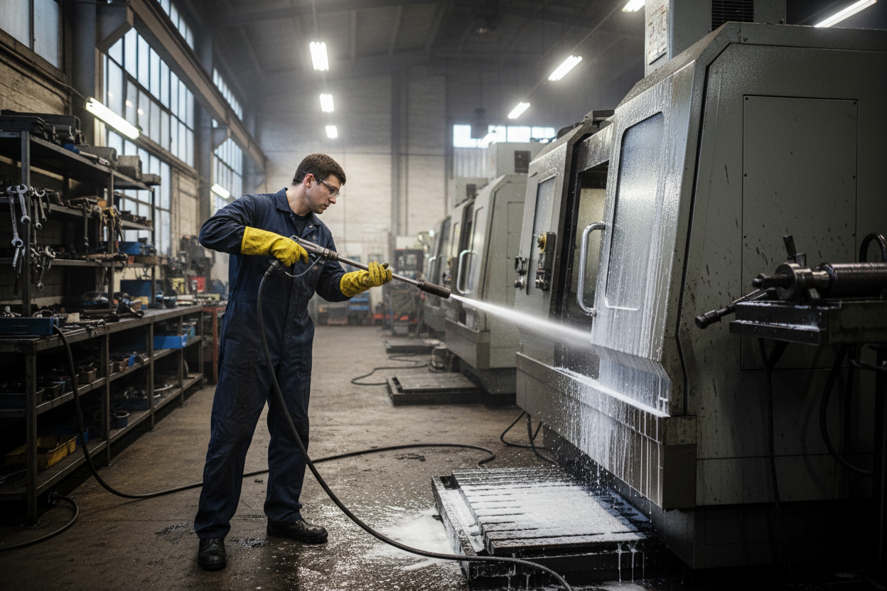 Dégraissage de machines industrielles à Courbevoie (92)
